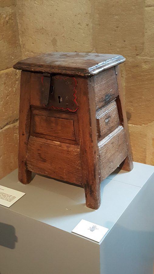 Salt stool at the Musee de Douanes in Bordeaux