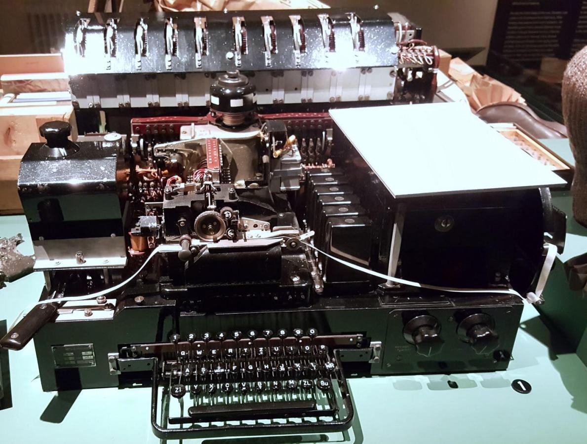 Siemens & Halske T52C German cipher machine at Army Museum, Stockholm