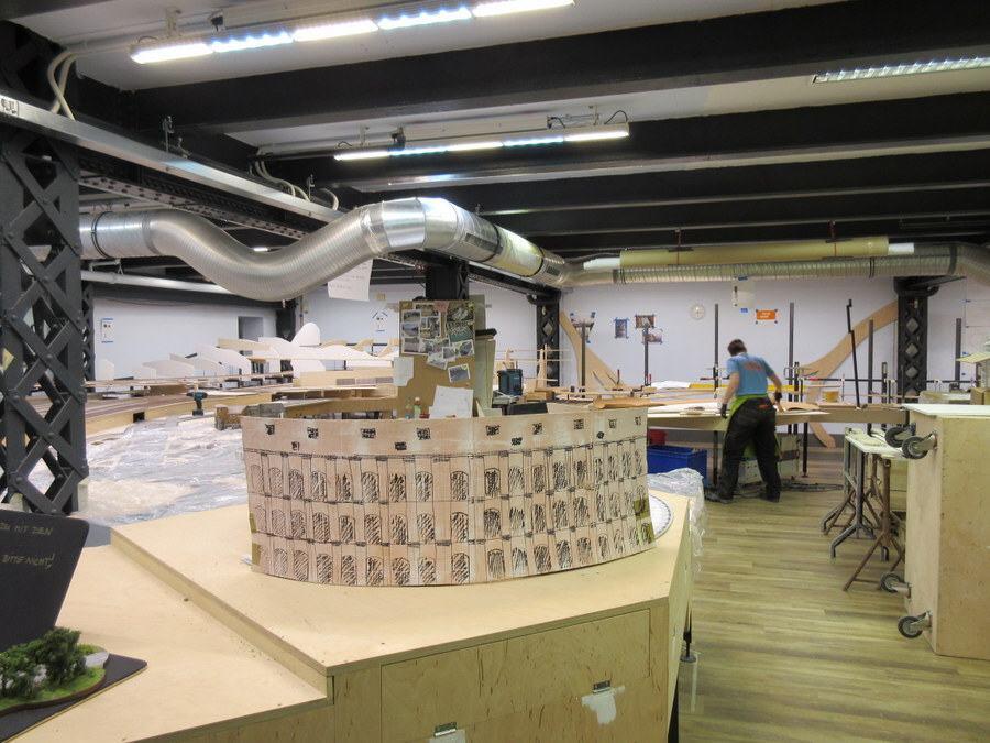 Miniatur Wunderland, Italy zone under construction