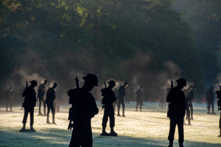 Standing With Giants D Day Art Installation Will Move To Stowe Gardens