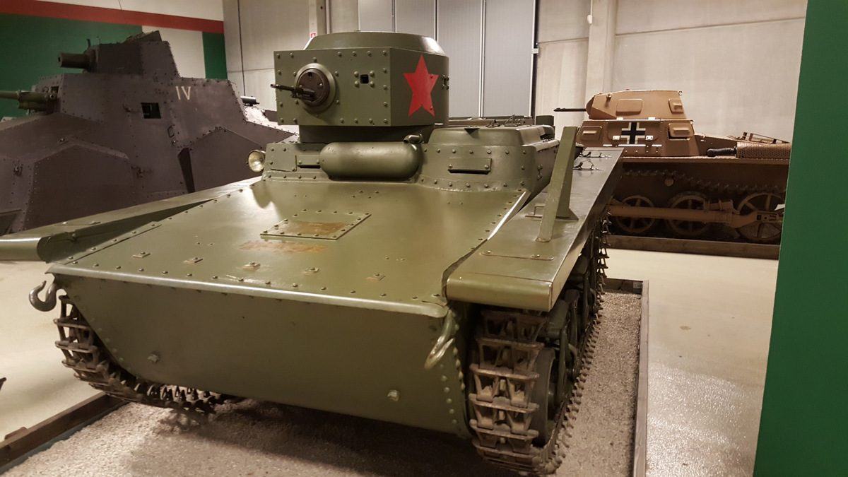 T-37 ATU amphibious light tank 