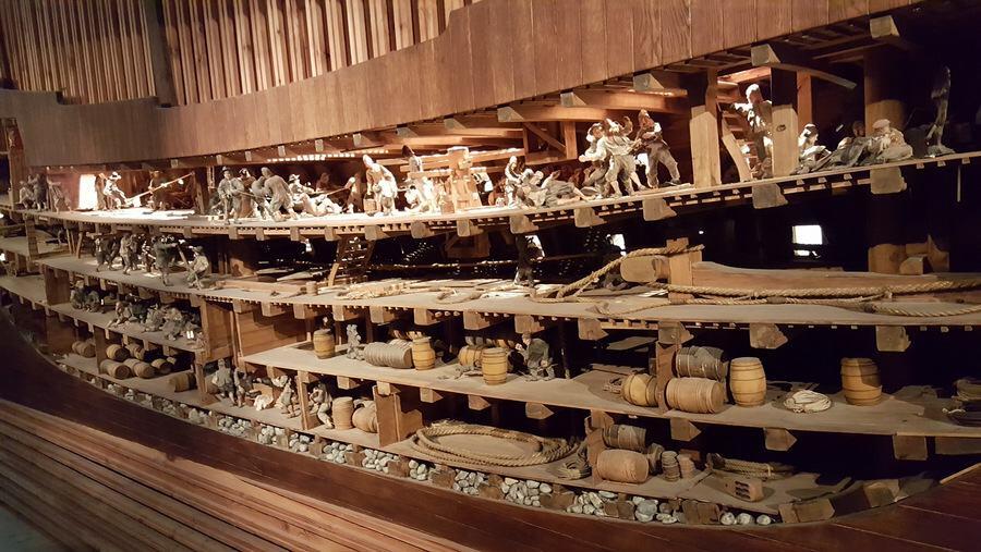 Vasa cutaway model