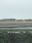 Distant view of work on the Abingdon Airfield