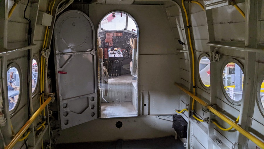 Inside the AN-2 looking forward
