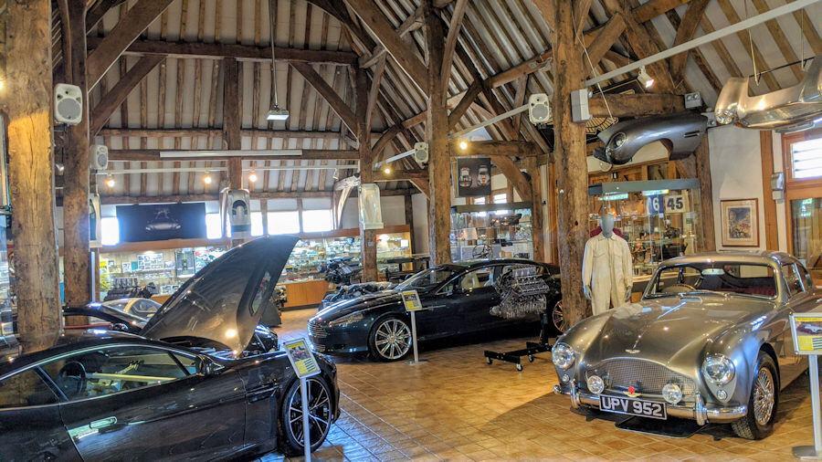 Aston Martin museum interior