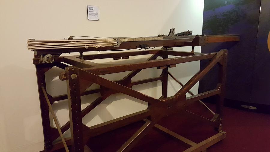 Barnes Wallace's test catapult at Yorkshire Air Museum