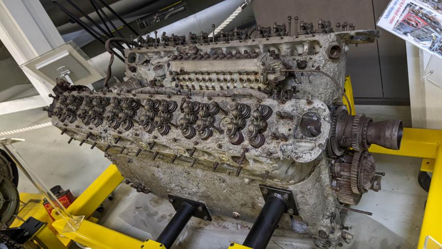 A rather battered old aero engine