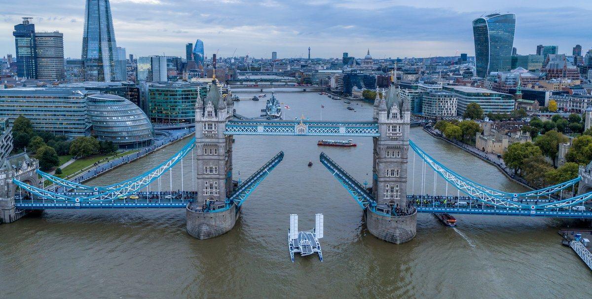 Zero-Emission Catamaran Visits London - Mechtraveller