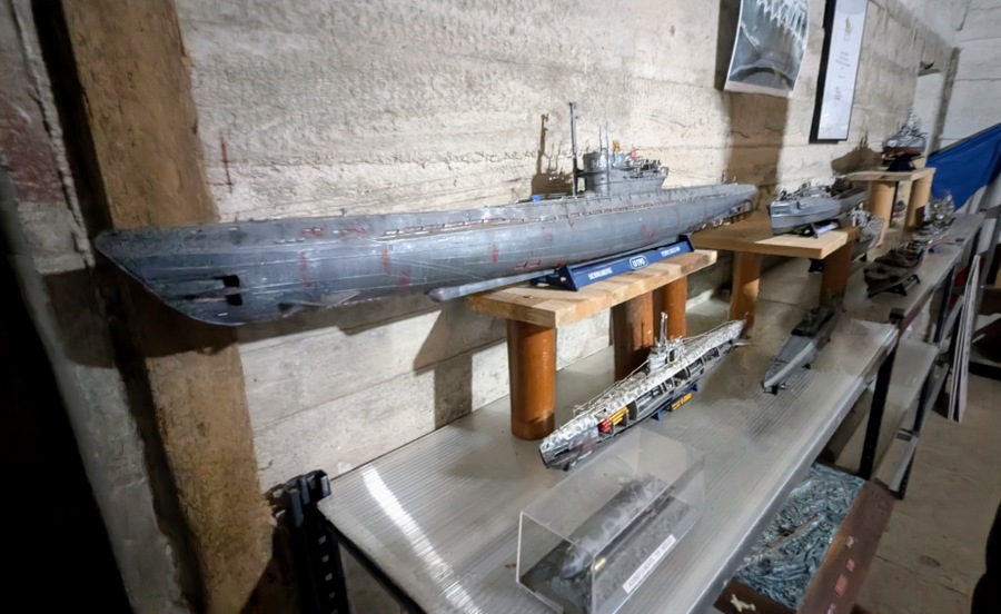 Scale models on display