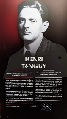 Photo display of Henri Tanguy