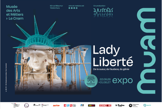 Poster for the Lady Liberté exhibition