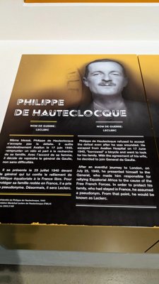 Photo display of Philippe de Hauteclocque