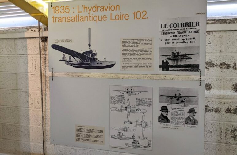 Photo display of Loire 102 seaplane