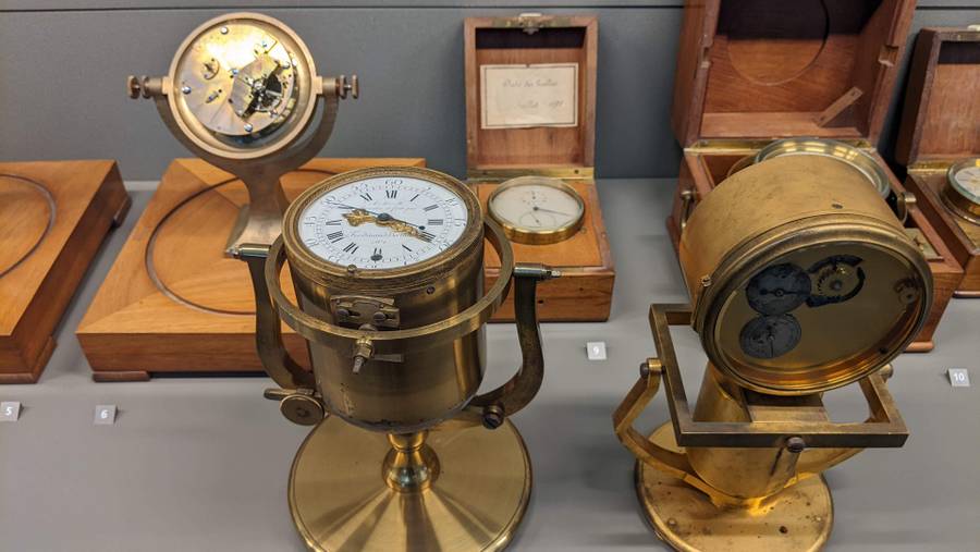 A group of marine clocks