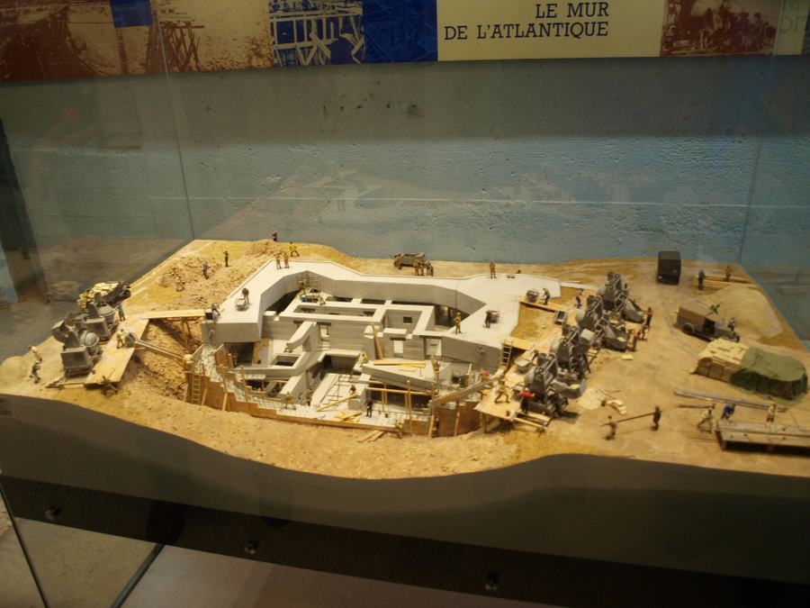 Model of the bunker under construction