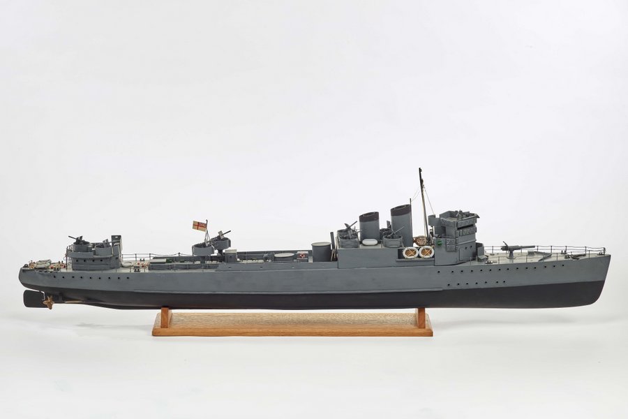 A model of HMS Campbeltown