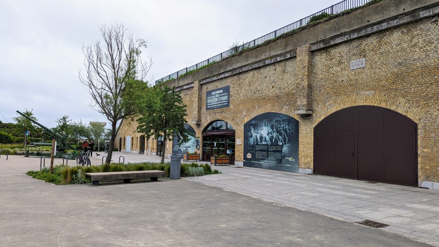 Exterior view of the museum set into the casemates of the bastion.