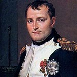 Oil painting of Napoleon Bonaparte