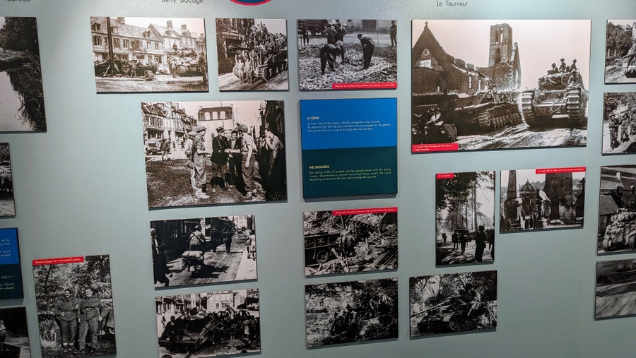 A montage of black & white photos taken at different battlefield sites
