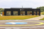 Photo of Skyports landing pad and terminal building