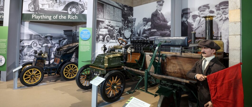 A collection of vintage cars