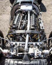 Exposed V16 engine in the BRM P15 chassis