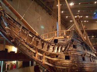 Vasa from the bow looking aft
