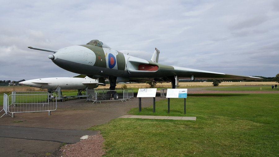 Avro Vulcan on static display at Yorkshire Air Museum