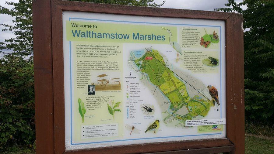 Walthamstow Marshes sign