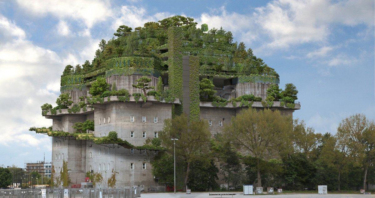 Hamburg's WW2 Flakturm IV to become a hotel - Mechtraveller