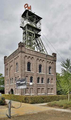 Elegant old winding shaft building